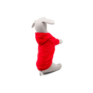 Vsepropejska Zigi červená mikina pro psa Barva: Šedá, Délka zad (cm): 74, Obvod hrudníku: 86 - 92 cm