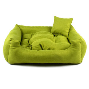 Vsepropejska Lux nadýchaný pelech pro psa Barva: Zelená, Rozměr (cm): 65 x 55