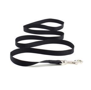 Vsepropejska Zuky nylonové vodítko pro psa | 124 cm Barva: Černá, Šířka vodítka: 2 cm