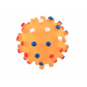 Vsepropejska Ball gumový míček pro psa | 7 cm Barva: Oranžová