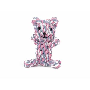 Vsepropejska Lety růžový zapletený medvídek | 12 cm