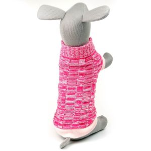 Vsepropejska Smooth svetr pro psa Barva: Růžová, Délka zad psa: 22 cm, Obvod hrudníku: 24 - 34 cm