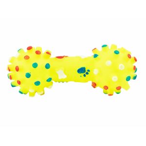 Vsepropejska Spike pískací činka pro psa Barva: Žlutá, Rozměr (cm): 16