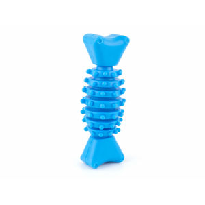 Vsepropejska Brick gumová kost pro psa | 11 cm Barva: Modrá