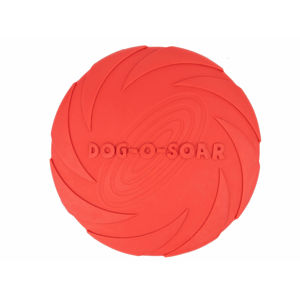 Vsepropejska Soar plastové frisbee pro psa | 18 cm Barva: Červená, Rozměr (cm): 21