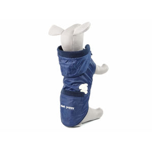 Vsepropejska Winter bunda pro psa s kapucí Barva: Modrá, Délka zad (cm): 30, Obvod hrudníku: 32 - 54 cm
