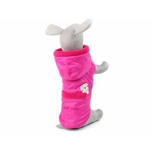 Vsepropejska Winter bunda pro psa s kapucí Barva: Růžová, Délka zad (cm): 30, Obvod hrudníku: 32 - 54 cm