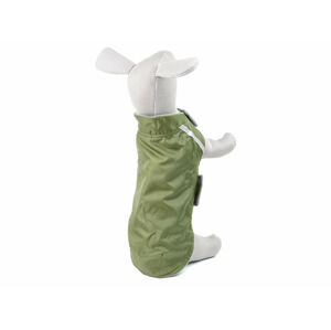 Vsepropejska Icy zimní bunda pro psa s reflexními prvky Barva: Zelená, Délka zad (cm): 43, Obvod hrudníku: 44 - 72 cm