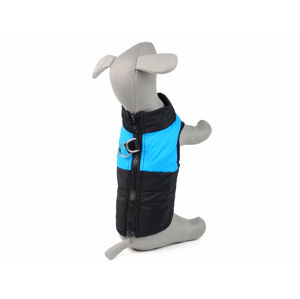 Vsepropejska Rainy obleček pro psa na zip Barva: Černo-modrá, Délka zad psa: 59 cm, Obvod hrudníku: 71 - 80 cm