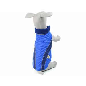 Vsepropejska Collar bunda pro psa s reflexními prvky Barva: Modrá, Délka zad (cm): 30, Obvod hrudníku: 38 - 48 cm