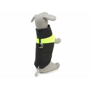 Vsepropejska Slim-rainy obleček pro psa na zip Barva: Černo-žlutá, Délka zad (cm): 26, Obvod hrudníku: 30 - 35 cm