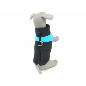 Vsepropejska Slim-rainy obleček pro psa na zip Barva: Černo-modrá, Délka zad (cm): 35, Obvod hrudníku: 40 - 45 cm