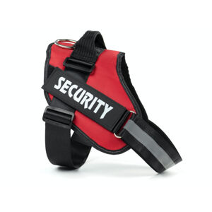 Vsepropejska Security bezpečný postroj pro psa | 51 – 115 cm Barva: Červená, Obvod hrudníku: 51 - 66 cm