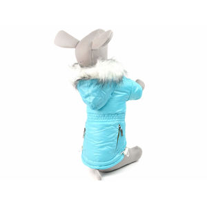 Vsepropejska Coat zimní bunda pro psa s kapsami Barva: Modrá, Délka zad psa: 24 cm, Obvod hrudníku: 26 - 32 cm