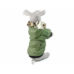 Vsepropejska Petsoo zimní bunda pro psa Barva: Zelená, Délka zad psa: 20 cm, Obvod hrudníku: 32 - 37 cm
