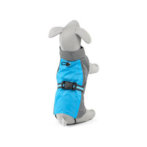 Vsepropejska Heda pláštěnka pro psa Barva: Modrá, Délka zad (cm): 35, Obvod hrudníku: 40 – 47 cm