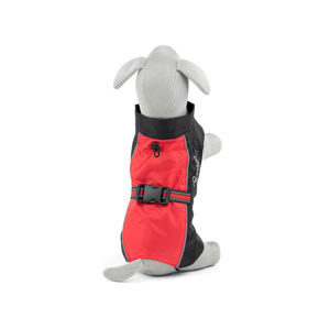 Vsepropejska Heda pláštěnka pro psa Barva: Červená, Délka zad (cm): 31, Obvod hrudníku: 31 - 38 cm