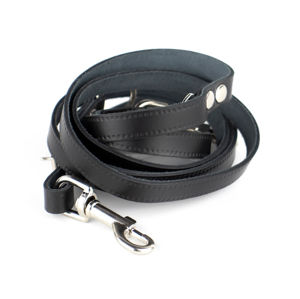 Vsepropejska Leather kožené přepínací vodítko pro psa | 220cm Barva: Černá, Délka vodítka: 220 cm