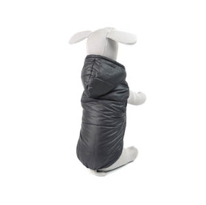 Vsepropejska Flavory bunda pro psa s odepinatelnou kapucí Barva: Černá, Délka zad (cm): 28, Obvod hrudníku: 37 - 39