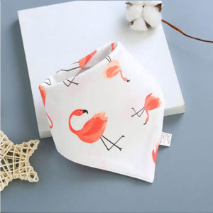 Vsepropejska Flamingo bílý šátek pro psa