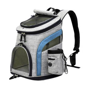 Smart šedo-modrý batoh pro psa | do 6 Kg Dle váhy psa: do 3 kg