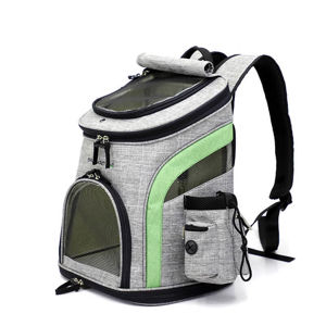 Vsepropejska Smart šedo-zelený batoh pro psa