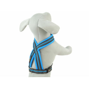 Vsepropejska Ryan reflexní postroj pro psa do X | 43 – 72 cm Barva: Modrá, Obvod hrudníku: 43 - 54 cm