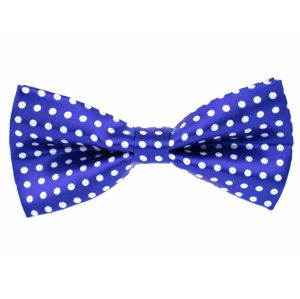 Vsepropejska Design modrý motýlek s puntíky pro psa | 26 - 43 cm