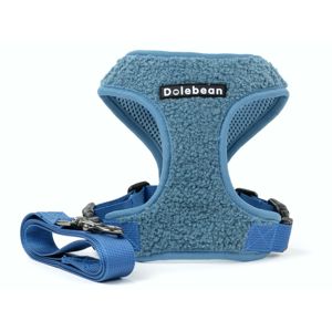 Dolebean kšíry pro psa s vodítkem | 35 – 58 cm Barva: Modrá, Obvod hrudníku: 36 - 44 cm