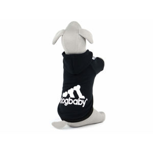 Vsepropejska DogBaby bavlněná mikina pro psa Barva: Černá, Délka zad (cm): 40, Obvod hrudníku: 46 - 52 cm