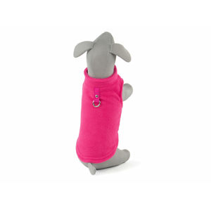 Vsepropejska Fleece mikina pro psa s poutkem Barva: Růžová, Délka zad psa: 28 cm, Obvod hrudníku: 34 - 40 cm
