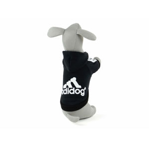 Vsepropejska Adidog černá mikina pro psa Délka zad psa: 35 cm, Obvod hrudníku: 40 - 46 cm