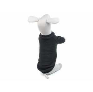 Vsepropejska Classic mikina pro psa Barva: Černá, Délka zad (cm): 20, Obvod hrudníku: 24 - 30 cm