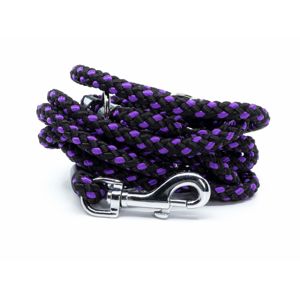 Climb přepínací vodítko pro psy | 250 cm Barva: Černo-fialová, Délka vodítka: 250 cm, Šířka vodítka: 0,8 cm