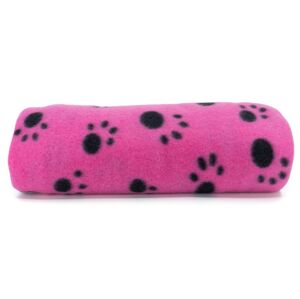 Vsepropejska Zora fleecová deka pro psa Barva: Růžová, Rozměr (cm): 100 x 70