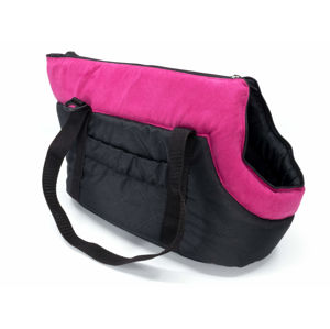 HobbyDog Nice černo-růžová taška pro psa Dle váhy psa: do 7 kg