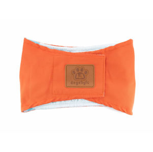 Vsepropejska Safe oranžový protiznačkovací pás pro psa Obvod slabin: 48 - 58 cm