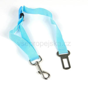 Vsepropejska Modrý bezpečnostní pás pro psa Barva: Modrá