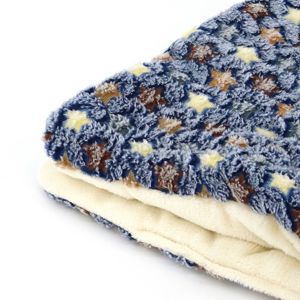 Vsepropejska Blanket modrá deka pro psa s hvězdičkami Rozměr (cm): 100 x 75