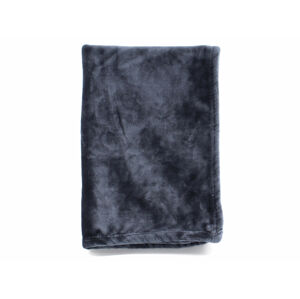 Vsepropejska Ella šedá fleecová deka pro psa Barva: Antracitová šedá, Rozměr (cm): 100 x 68