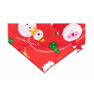 Vsepropejska Vánoční červený šátek pro psa Obvod krku: 20 - 50 cm