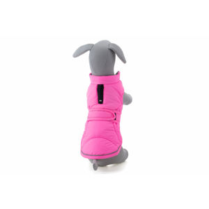 Vsepropejska Monty podzimní bunda pro psa Barva: Růžová, Délka zad (cm): 54, Obvod hrudníku: 66 - 76 cm