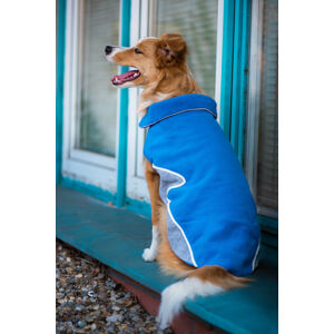 Vsepropejska Briana fleecová mikina pro psa Barva: Modrá, Délka zad (cm): 51, Obvod hrudníku: 66 - 76 cm