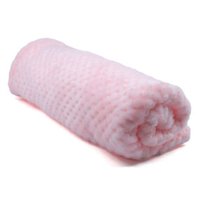 Vsepropejska Ella růžová deka pro psa Barva: Růžová, Rozměr (cm): 100 x 68
