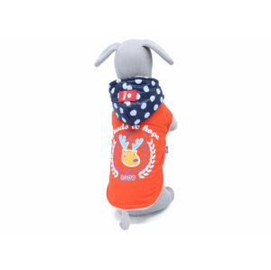 Vsepropejska Esme zimní bunda pro psa Barva: Oranžová, Délka zad psa: 31 cm, Obvod hrudníku: 45 - 48 cm