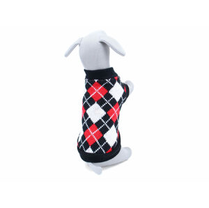 Vsepropejska Lixen svetr pro psa Barva: Černá, Délka zad (cm): 24, Obvod hrudníku: 32 - 36 cm