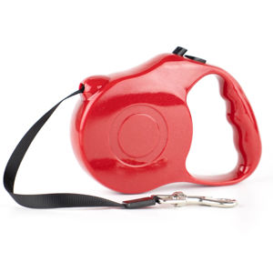 Vsepropejska Flex samonavíjecí vodítko pro psa | 5 m Barva: Červená