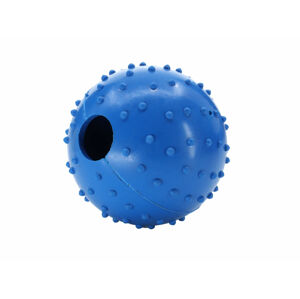 Vsepropejska Nuk gumový míček na pamlsky pro psa Barva: Modrá, Rozměr (cm): 6
