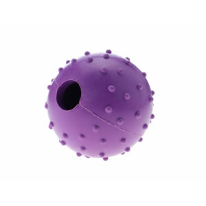 Vsepropejska Wren gumový míček na pamlsky pro psa Barva: Fialová, Rozměr: 4 cm