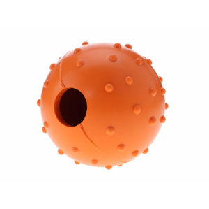 Vsepropejska Wren gumový míček na pamlsky pro psa Barva: Oranžová, Rozměr (cm): 4